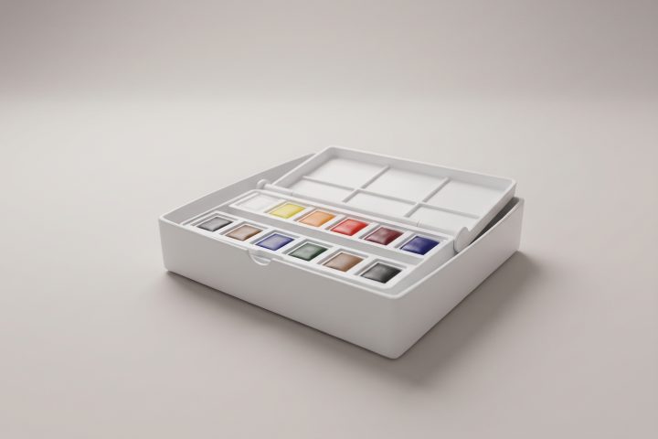 Watercolor paint set featured image for a product listing audit